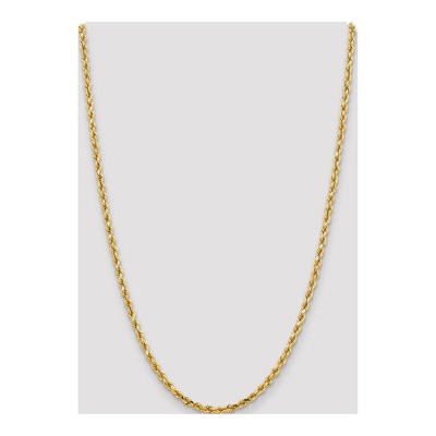10K Yellow Gold 3.75mm Diamond-Cut Rope Chain – view 4