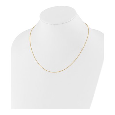 10K Yellow Gold 1.1mm Diamond-Cut Cable Chain – view 4