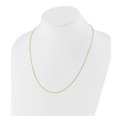 10K Yellow Gold 1.1mm Diamond-Cut Cable Chain – view 6