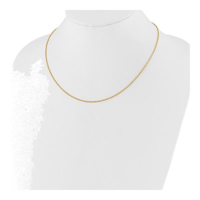 10K Yellow Gold 1.5mm Rope Chain – view 6