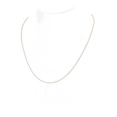 10K Rose Gold 0.7mm Box Chain – view 6