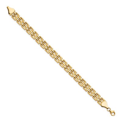 10K Yellow Gold Fancy Bracelet – view 3