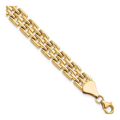 10K Yellow Gold Fancy Bracelet
