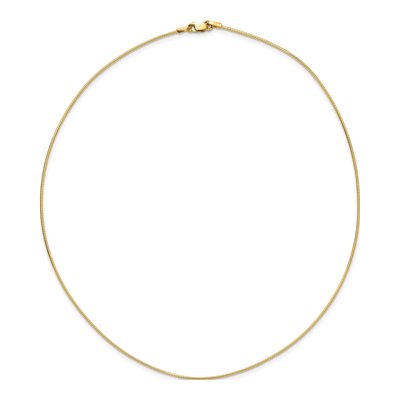 10K Yellow Gold Snake Necklace – view 4