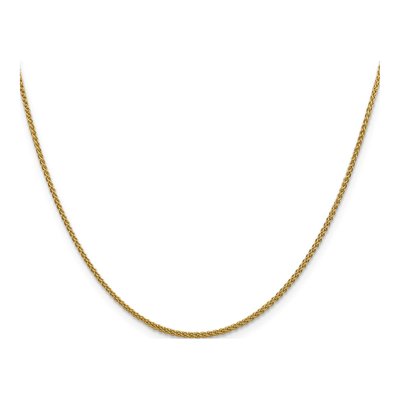 14K Yellow Gold 1.5mm Wheat Chain – view 3