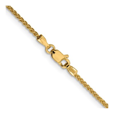 14K Yellow Gold 1.5mm Wheat Chain – view 4