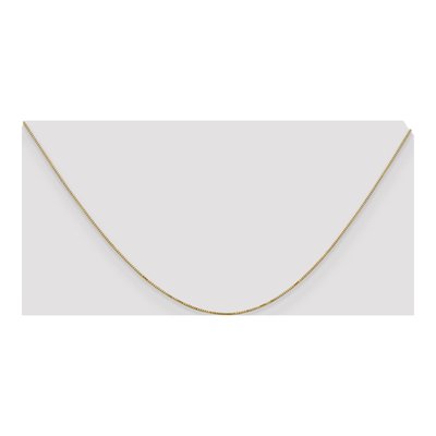 14K Yellow Gold 0.5mm Box Link Chain – view 5