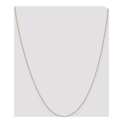14K Yellow Gold 0.5mm Box Link Chain – view 5