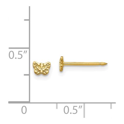 Stainless Steel Petite Butterfly Stud Earrings – view 4