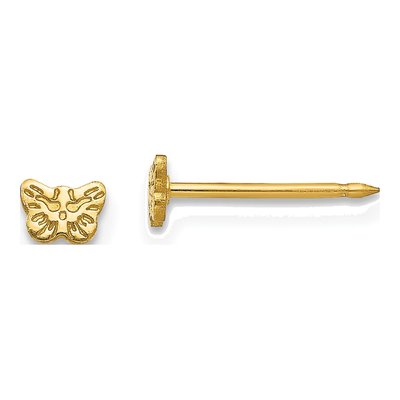 Stainless Steel Petite Butterfly Stud Earrings