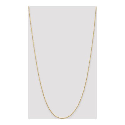14K Yellow Gold 1.5mm Diamond-Cut Rope Chain – view 5