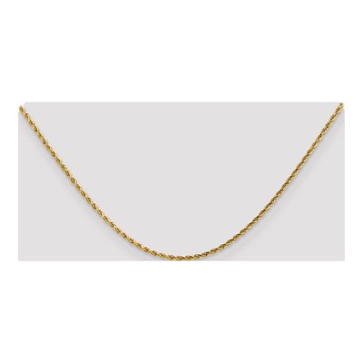 14K Yellow Gold 1.75mm Diamond-Cut Rope Chain – view 5