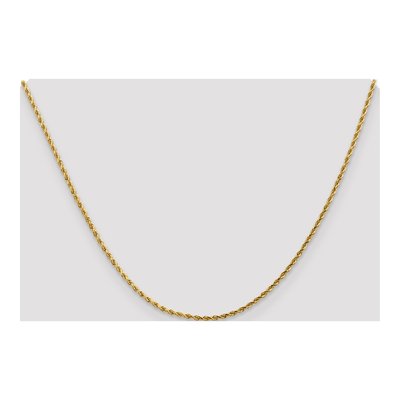 14K Yellow Gold 1.75mm Diamond-Cut Rope Chain – view 5
