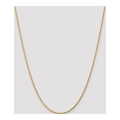 14K Yellow Gold 1.75mm Diamond-Cut Rope Chain – view 5