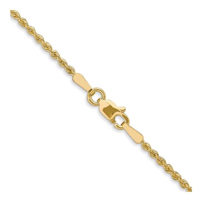 14K Yellow Gold 1.6mm Rope Chain – view 4