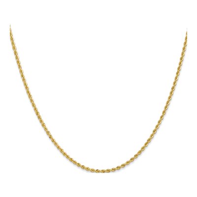 14K Yellow Gold 2mm Rope Chain – view 3