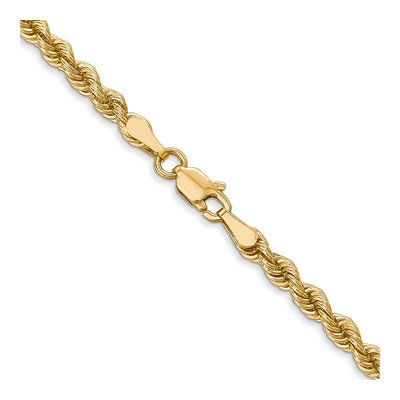 14K Yellow Gold 3mm Rope Chain – view 4