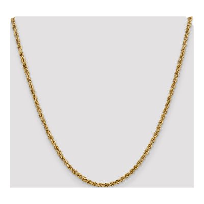 14K Yellow Gold 3mm Rope Chain – view 5