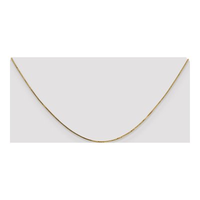 14K Yellow Gold 0.8mm Box Chain – view 5