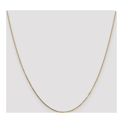 14K Yellow Gold 0.8mm Box Chain – view 5