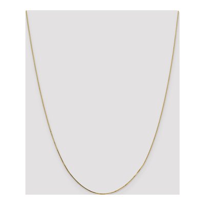 14K Yellow Gold 0.8mm Box Chain – view 5