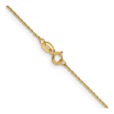 14K Yellow Gold 0.8mm Rope Chain – view 4