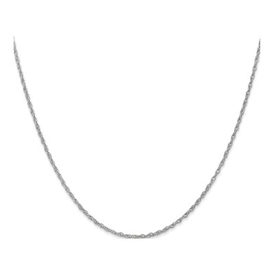 14K White Gold 1.5mm Rope Chain – view 2