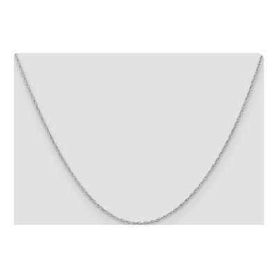 14K White Gold 1.5mm Rope Chain – view 5