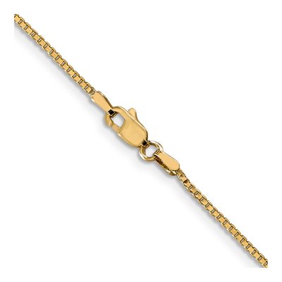 14K Yellow Gold 1.2mm Box Chain – view 4