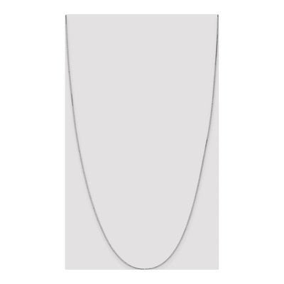 14K White Gold 1.2mm Box Chain – view 5