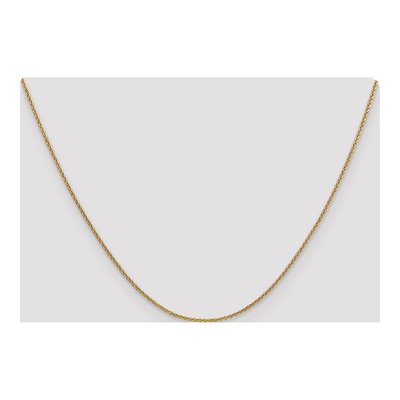 14K Yellow Gold 1.4mm Round Cable Chain – view 5