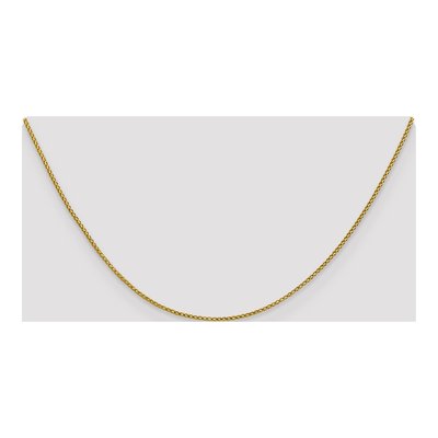 14K Yellow Gold 1mm Diamond-Cut Open Franco Chain – view 5
