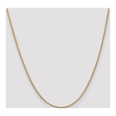 14K Yellow Gold 1.1mm 20-Inch Franco Chain – view 5