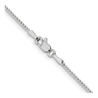 14K White Gold 1.1mm Franco Chain – view 4