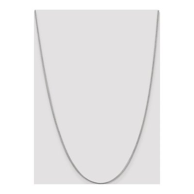 14K White Gold 1.1mm Franco Chain – view 5