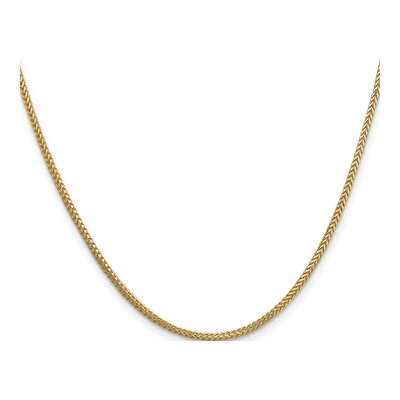 14K Yellow Gold 1.25mm Franco Chain – view 3