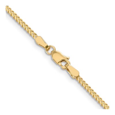 14K Yellow Gold 1.25mm Franco Chain – view 4