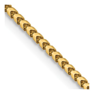14K Yellow Gold 1.25mm Franco Chain