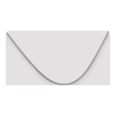 14K White Gold 1.25mm Franco Chain – view 5