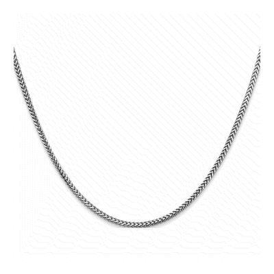 14K White Gold 1.5mm Franco Chain – view 4