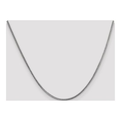 14K White Gold 1.5mm Franco Chain – view 5