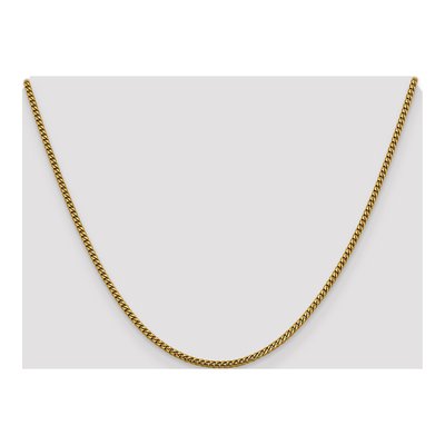 14K Yellow Gold 2mm Franco Chain – view 5