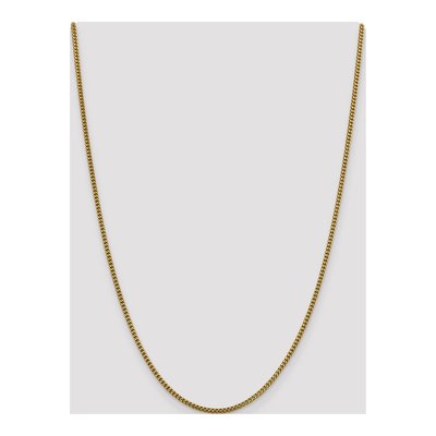 14K Yellow Gold 2mm Franco Chain – view 5