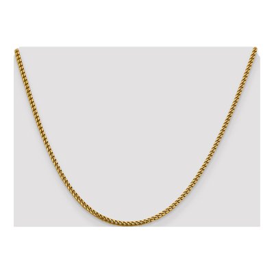 14K Yellow Gold 2.4mm Franco Chain – view 5