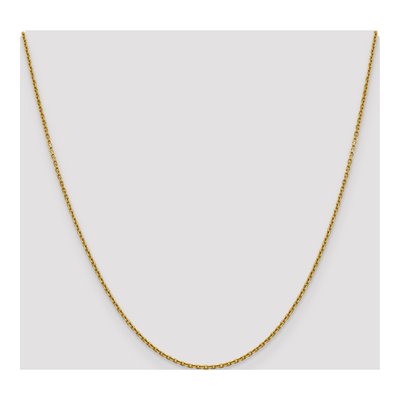 14K Yellow Gold 1.5mm Diamond-Cut Cable Chain – view 5