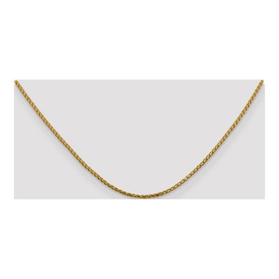 14K Yellow Gold 1.6mm Diamond-Cut Open Franco Chain – view 6