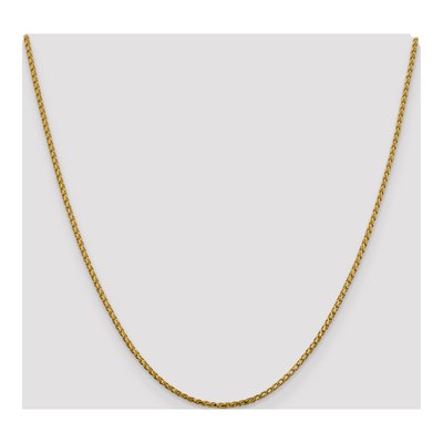 14K Yellow Gold 1.6mm Diamond-Cut Open Franco Chain – view 5