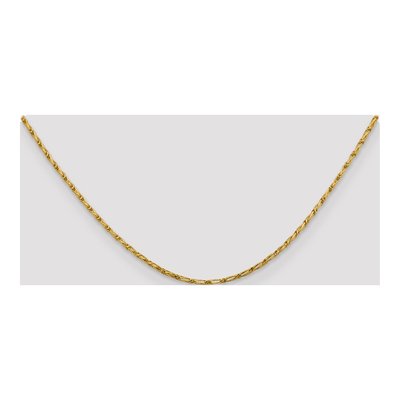 14K Yellow Gold 1.6mm Diamond-Cut Long Franco Chain – view 4