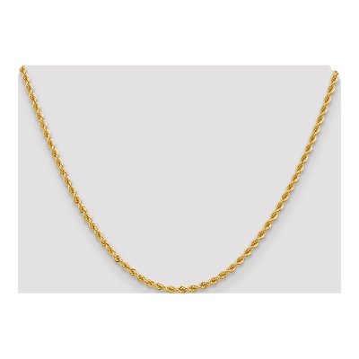 14K Yellow Gold 2.75mm Rope Chain – view 6