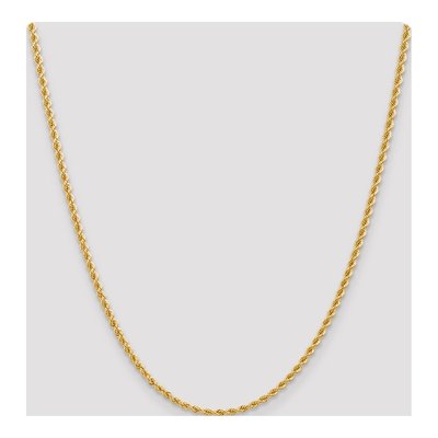 14K Yellow Gold 2.75mm Rope Chain – view 5